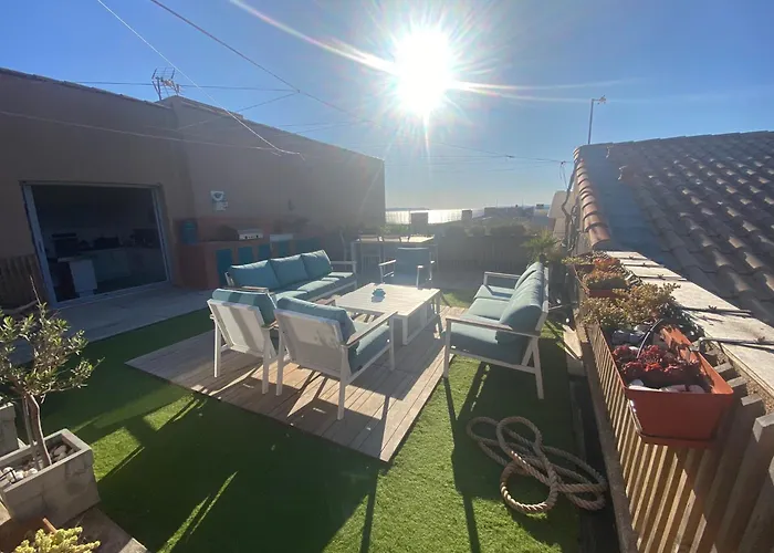 Port Duplex Plein Sud 200 M2 Et 100 M2 De Terrasse 耶尔